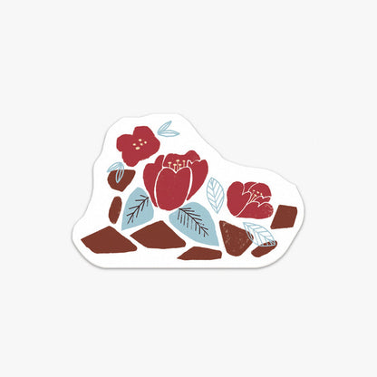 Horse | Lunar New Year sticker Flowers design