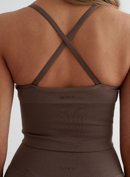 Macchiato Shape Seamless Hotpants & Cross Back Bralette Set