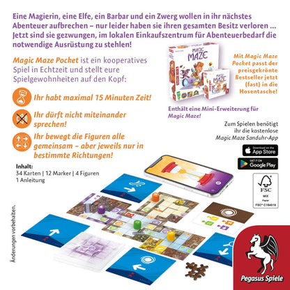 Magic Maze Pocket - Das kooperative Echtzeitspiel für Unterwegs