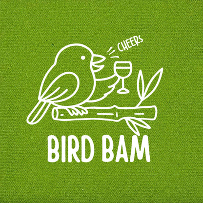 Two Funny Girls Mahjong - Bird Bam Beverage Napkin {20 ct Pack}