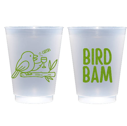 Two Funny Girls Mahjong - Bird Bam Frosted Cup (8 ct bag)