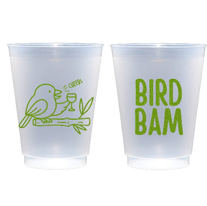 Two Funny Girls Mahjong - Bird Bam Frosted Cup (8 ct bag)