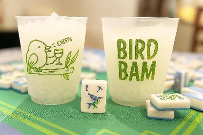 Two Funny Girls Mahjong - Bird Bam Frosted Cup (8 ct bag)