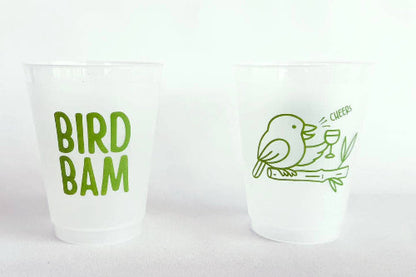 Two Funny Girls Mahjong - Bird Bam Frosted Cup (8 ct bag)