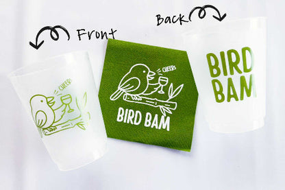 Two Funny Girls Mahjong - Bird Bam Frosted Cup (8 ct bag)