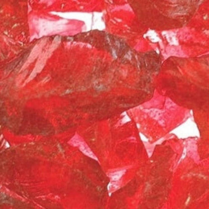 Scarlet Crushed Glass Media - installation view
