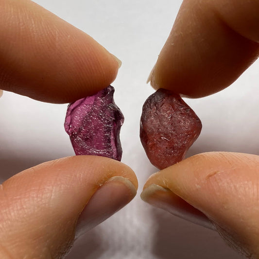 Malaya & Rhodolite Garnet - Tanzania (Special Deal)