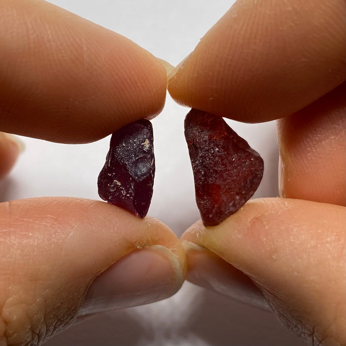 Malaya & Rhodolite Garnet - Tanzania (Special Deal)