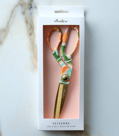 Idlewild Co. Marbled Rainbow Designer Scissors
