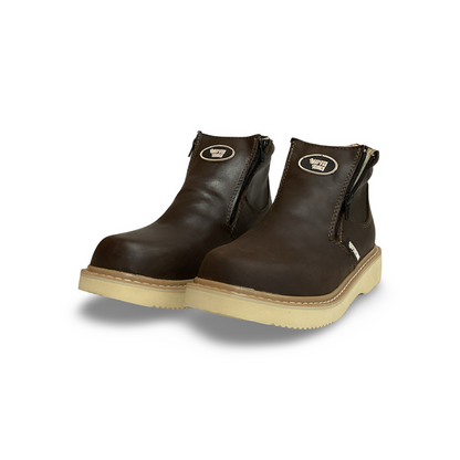 Master Rider Work Shoes Café Antideslizantes