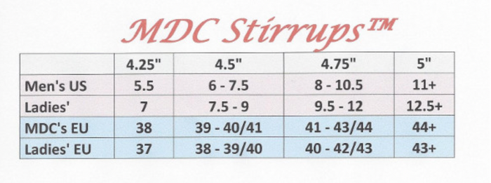 MDC 'S' Classic Stirrups