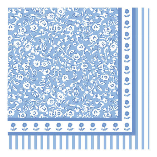 Mary Square Cocktail Napkin Meadow Line