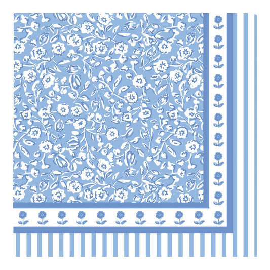 Mary Square Cocktail Napkin Meadow Line