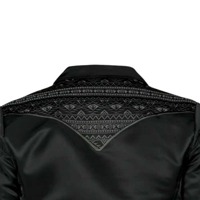 Men’s Black Ranch Blazer – Western Inspired Look