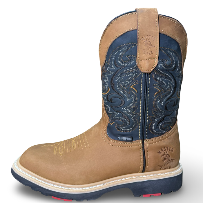 Men’s Crazy Camel Work Boots – Soft Leather, No Safety Toe