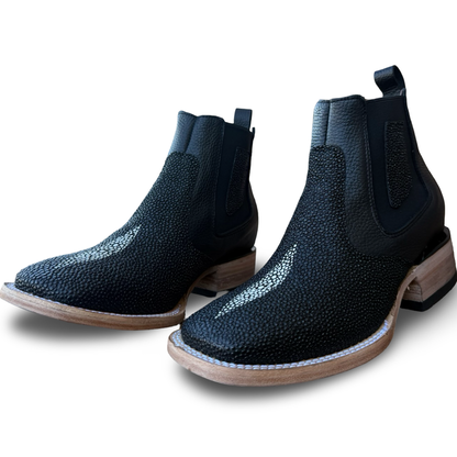 Men’s Western Chelsea Boot with Manta-Style Finish