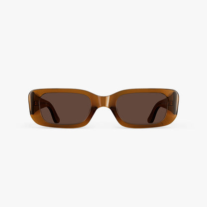 Crystal Espresso / Brown Lens