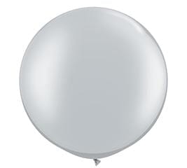 burton+burton Balloons Metallic Silver Latex 30"