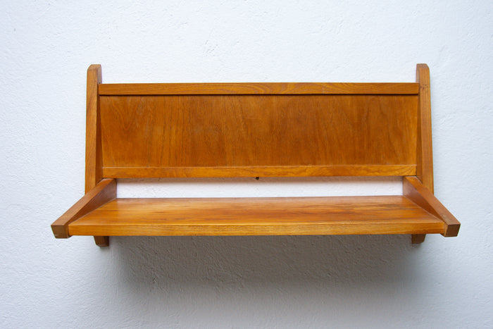 Mid century wall shelf by ULUV, Czechoslovakia 1960s