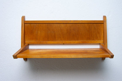 Mid century wall shelf by ULUV, Czechoslovakia 1960s