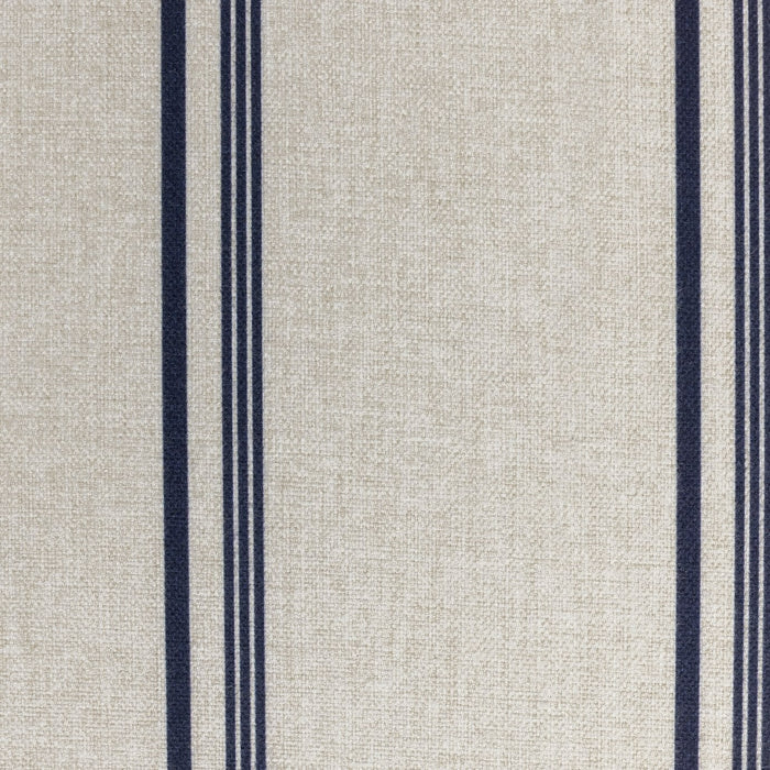 Midback Pair of Stripe Dining Chair- White & Blue | Cozy Fabric Comfort