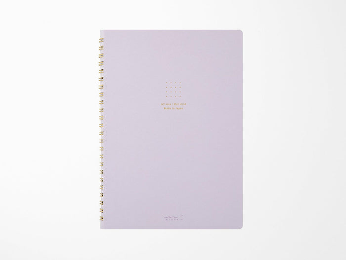 Midori A5 Ring Color Notebook - Dot Grid