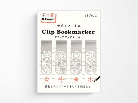 Midori Clip Bookmarker - Flower