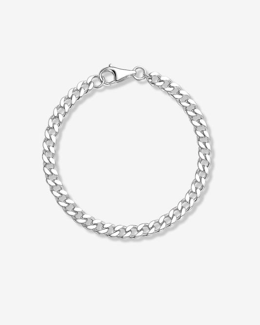 Armband med pansarkedja 5 mm bred, till herr