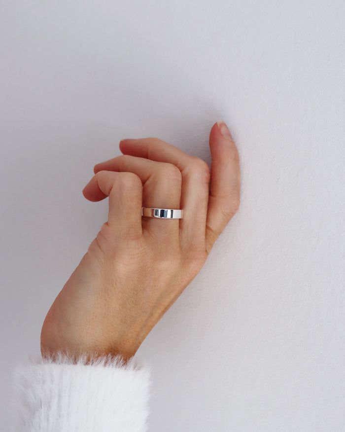 Mila Plain Silverring, Dam, 5 mm | 925 silver