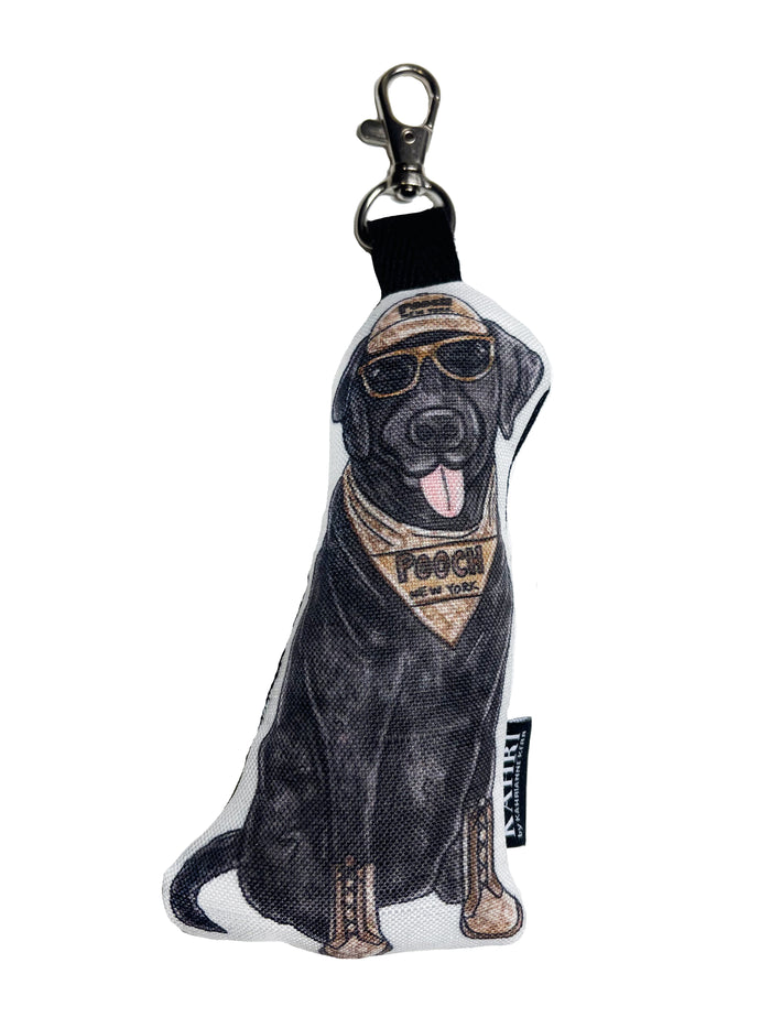 Mini Black Lab Bag Charm