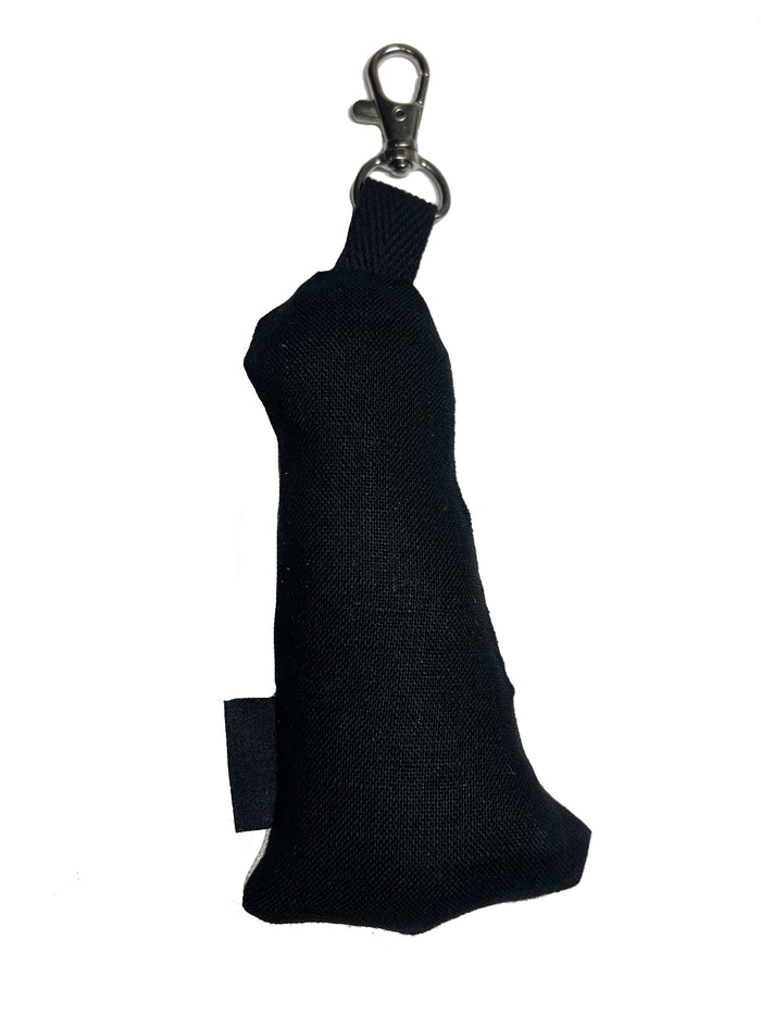 Mini Black Lab Bag Charm