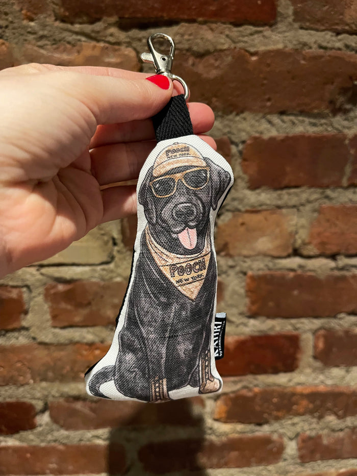 Mini Black Lab Bag Charm