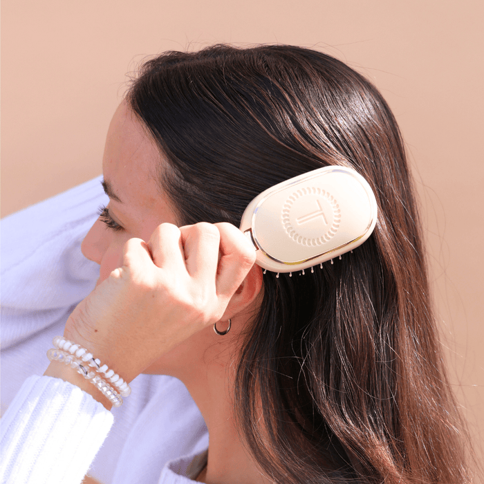 TELETIES Mini Boar Brush | Tan