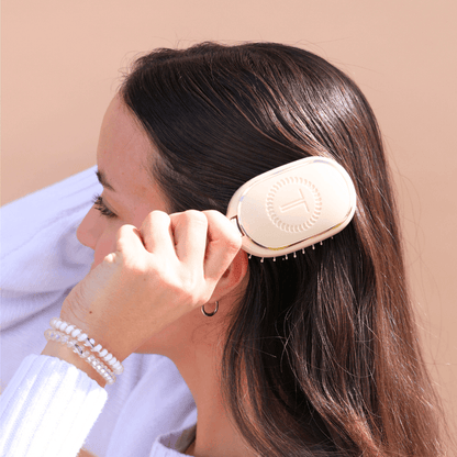 TELETIES Mini Boar Brush | Tan