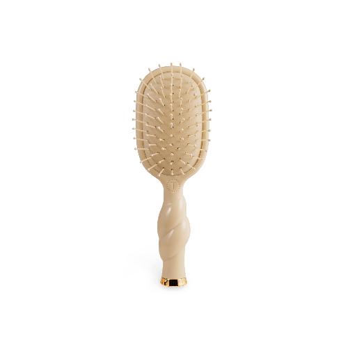 TELETIES Mini Detangler Brush for Medium Hair - Tan