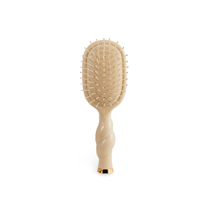 TELETIES Mini Detangler Brush for Medium Hair - Tan