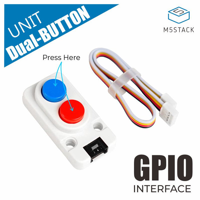 Mini Dual Button Unit - m5stack-store