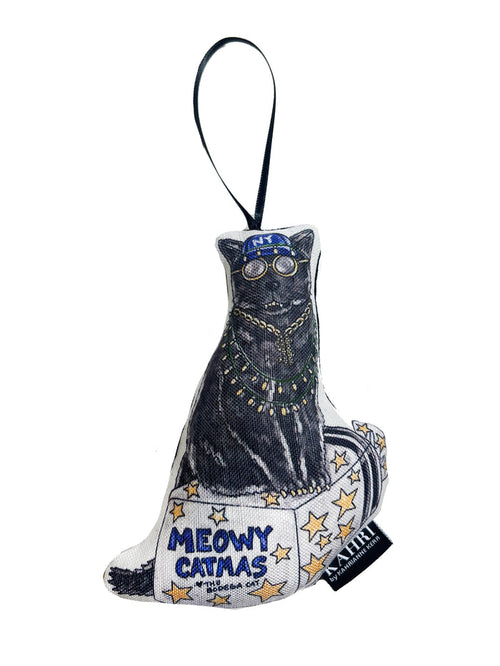 Mini Holiday Bodega Cat Ornament