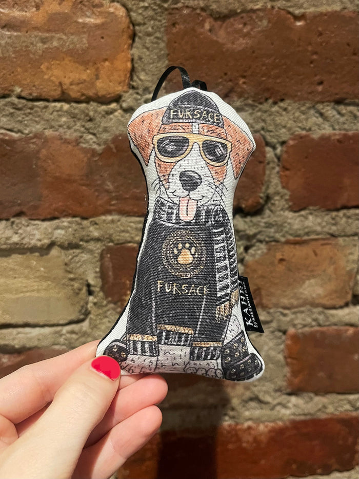 Mini Holiday Jack Russel Ornament
