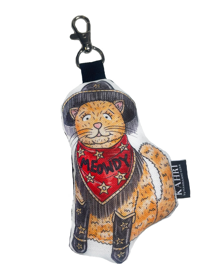 Mini Meowdy Cat Bag Charm