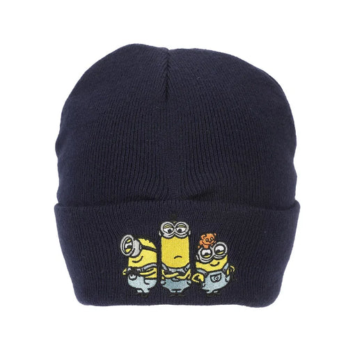 Minions - Bob Kevin And Stuart Embroidery Acrylic Knit Standard Cuff Beanie