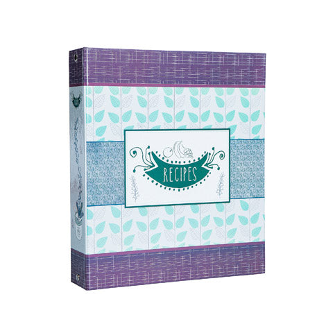 Modern Herbs - My Family Recipes Recipe Card Binder Set