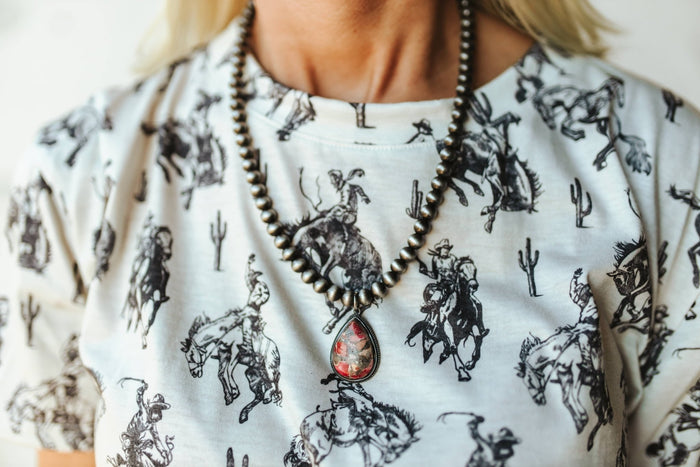 Mohave Turquoise Pendant Necklace