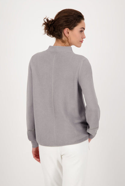 Monari 805510 Cloud Pullover With Rhinestone Elements Back Lifestyle | Dotique
