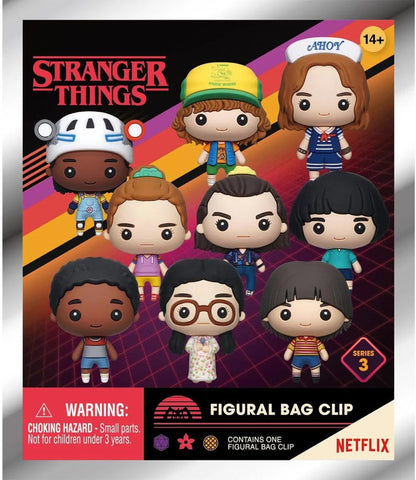 Monogram Stranger Things - Series 3 Characters 1pc 3D Figure Bag Clip Blind Bag - Kryptonite Character Store
