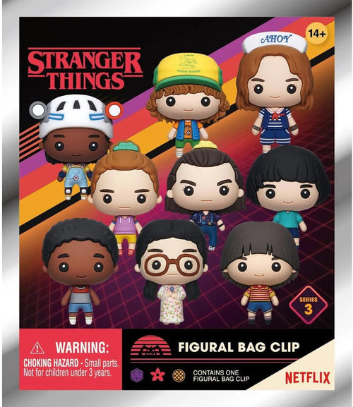 Monogram Stranger Things - Series 3 Characters 1pc 3D Figure Bag Clip Blind Bag - Kryptonite Character Store