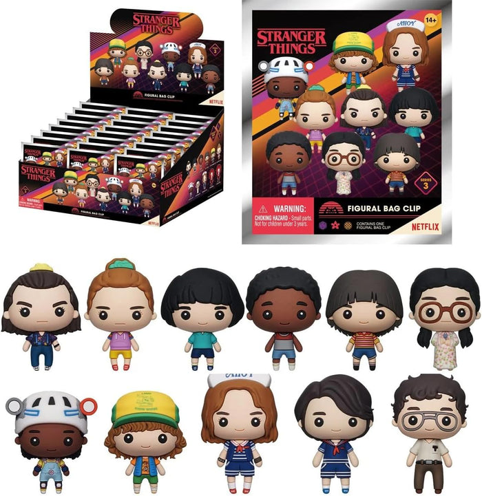 Monogram Stranger Things - Series 3 Characters 1pc 3D Figure Bag Clip Blind Bag - Kryptonite Character Store