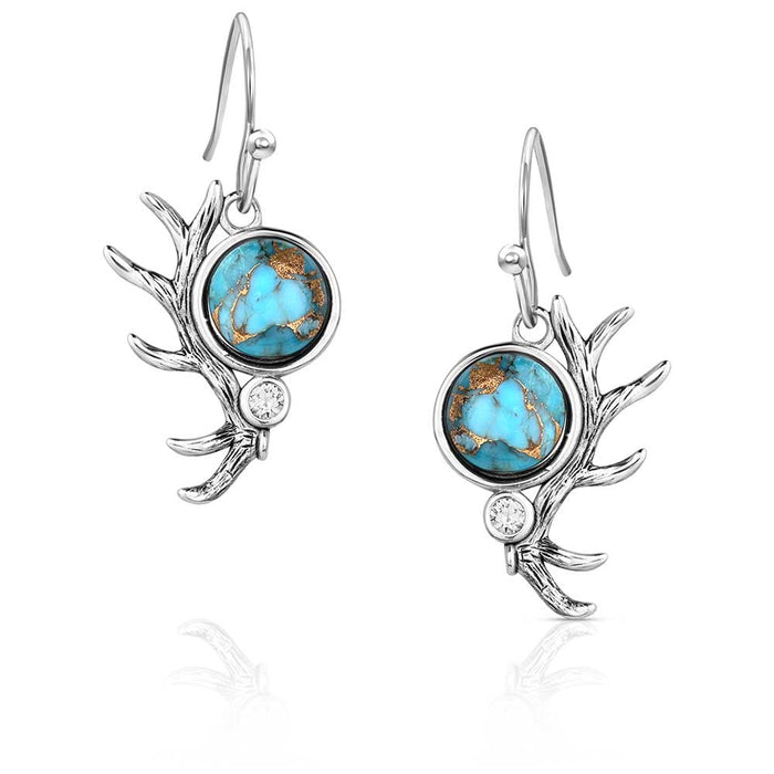 Montana Silversmiths Turquoise Whisper Earrings