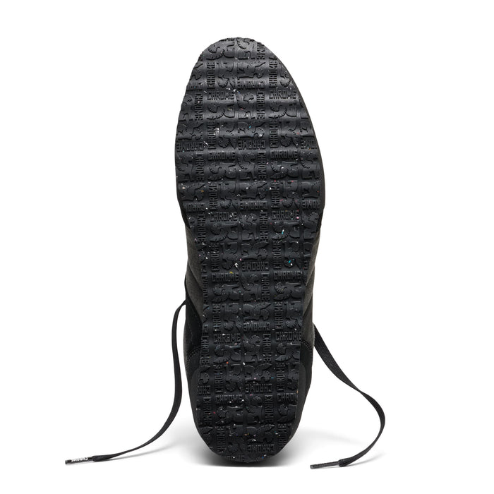 The bottom of the Naito sneaker in grey and black #color_black / grey