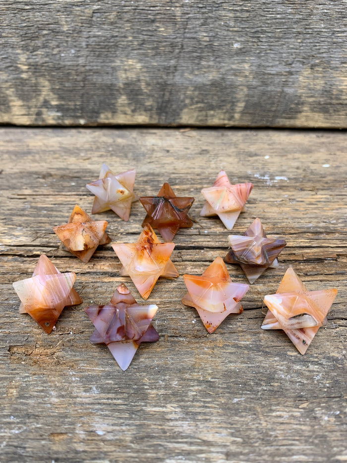 Natural Stone Merkaba 1" - Zero Point Crystals